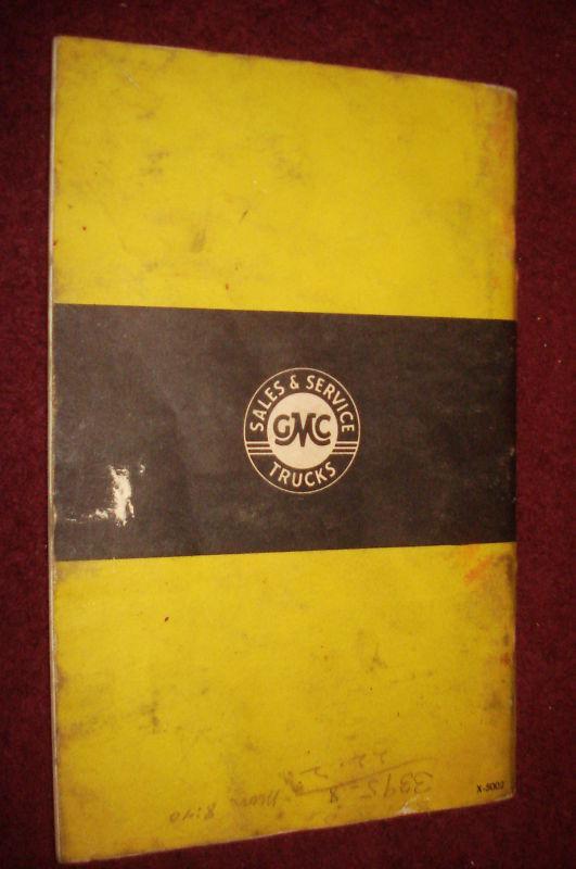 1950 GMC TRUCK OWNER'S MANUAL / SERIES 400-470 / ORIG!!, US $37.50, image 8