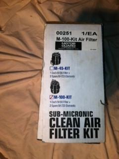 Motor Guard M100 air filter kit ( M-60 filter & 2 elements), US $70.00, image 3