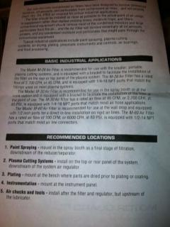 Motor Guard M100 air filter kit ( M-60 filter & 2 elements), US $70.00, image 4