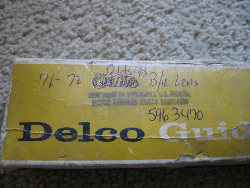 NOS 1971 1972 OLDSMOBILE 98 back-up light lens. 5963470. NEW. (1 ONLY), US $17.95, image 2