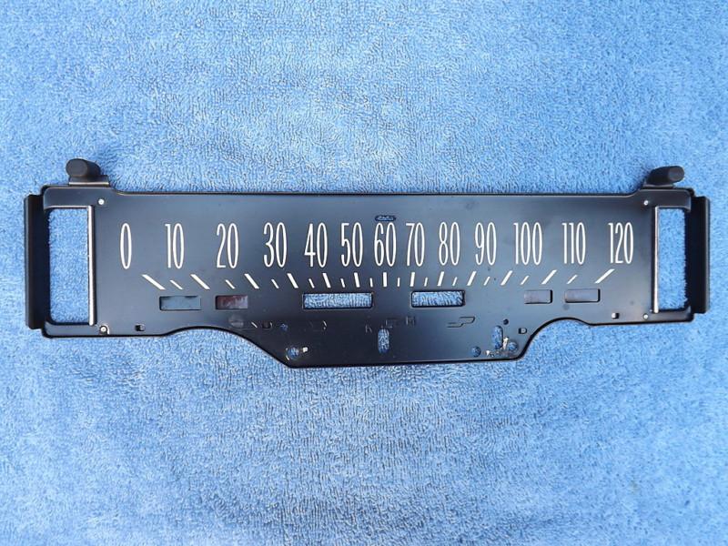1961 cadillac speedometer number plate