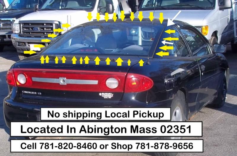 1995 thru 2004 chevy cavalier sunfire 2 door coupe rear back window glass 