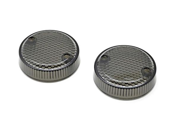 Smoke turn signal lens lenses blinkers for honda shadow spirit 1100 1987-2007