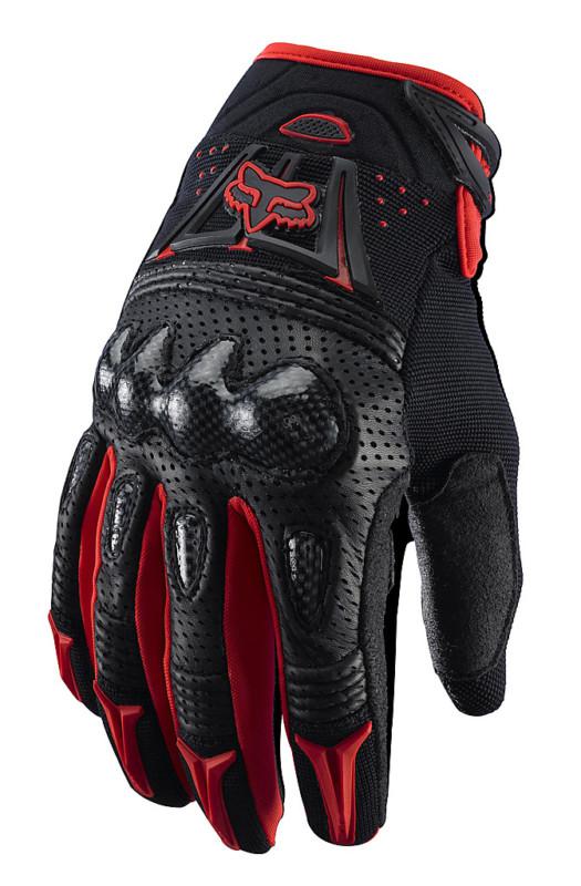 Fox racing 2014 bomber glove red