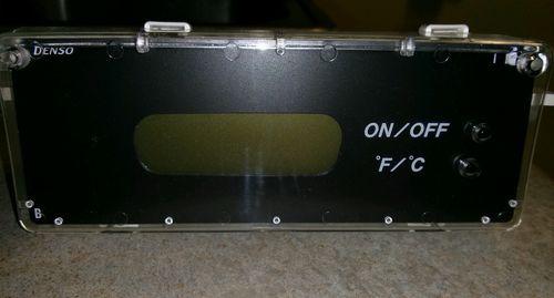 Dodge stratus transparent in and out thermometer 