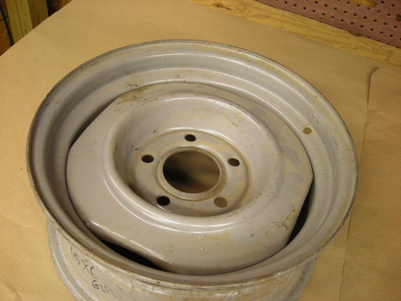 NOS Chevrolet 15 x 6 Steel Wheel 402288, US $29.99, image 2