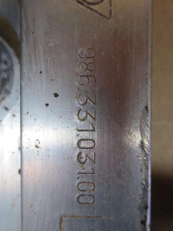 01 Porsche 986 911 BOXSTER R L undercarriage SUPPORT BARS Right Left 36,628, US $100.00, image 7