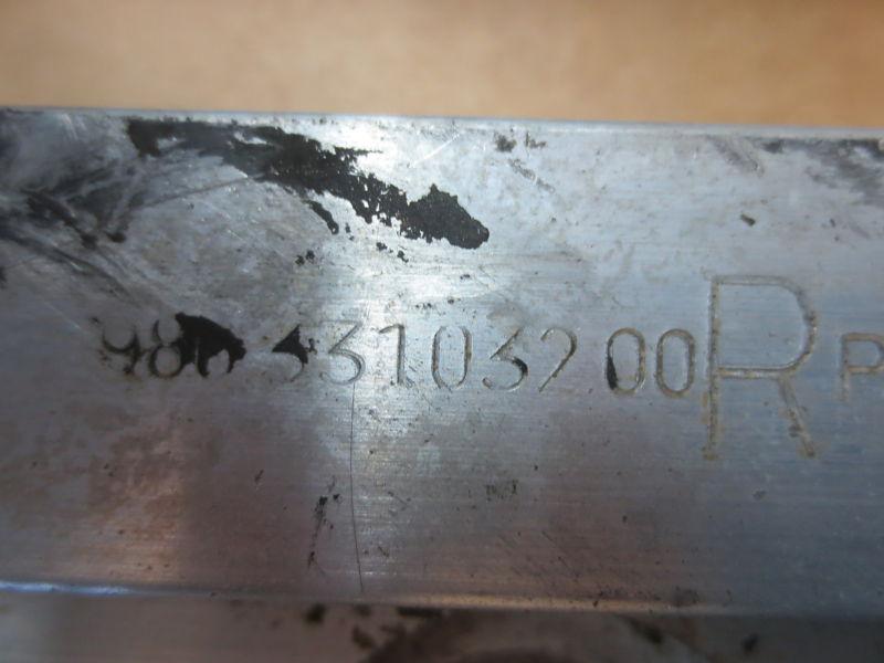 01 Porsche 986 911 BOXSTER R L undercarriage SUPPORT BARS Right Left 36,628, US $100.00, image 8