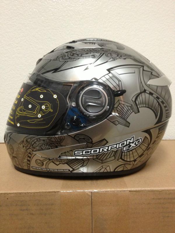 Scorpion exo-500 bio-metal helmet. sz-med. brand new