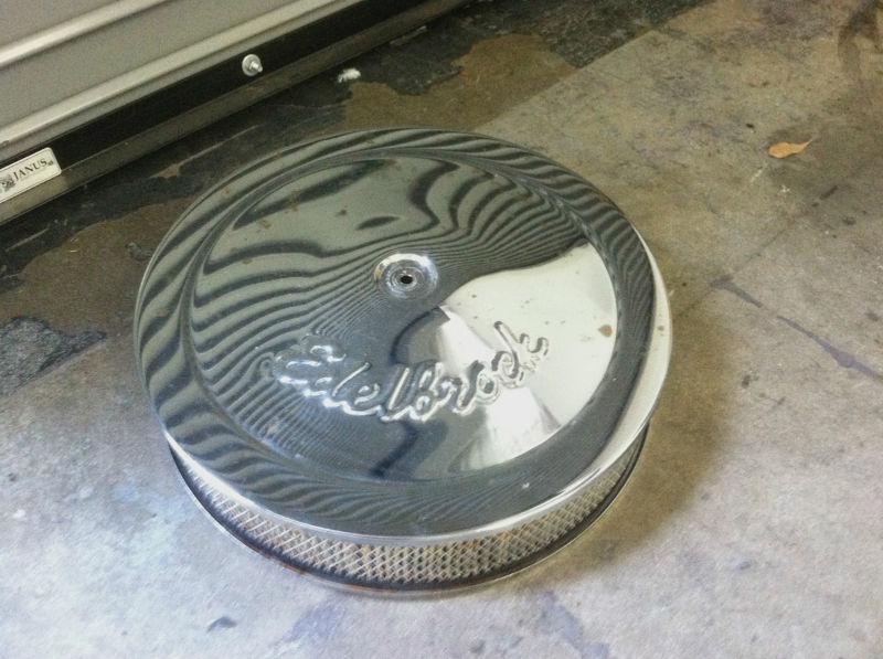 Purchase Edelbrock Chrome Air Cleaner for 4 barrel carburetor in