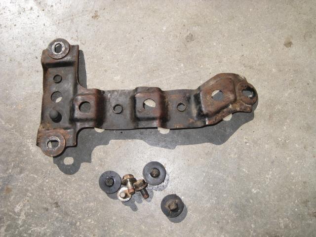 1987 yamaha tt350 - lower motor guard