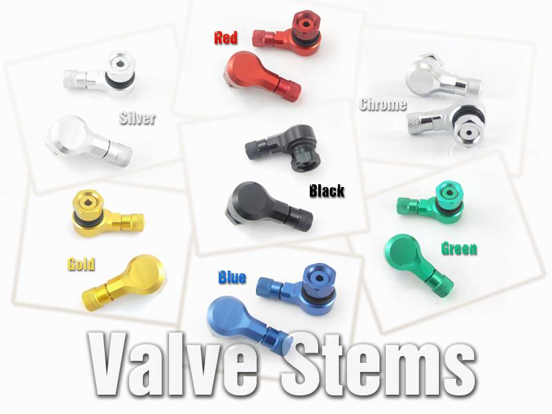 Honda cbr 600rr 600 rr 03 04 05 06 07 08 billet right angled valve stem anodized