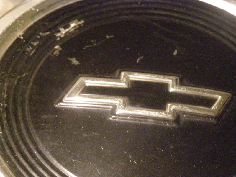 CHEVY HUBCAPS (SET of 4) BLACK (Dog Dish/Bowtie Style)1960s/1970s, US $29.99, image 4