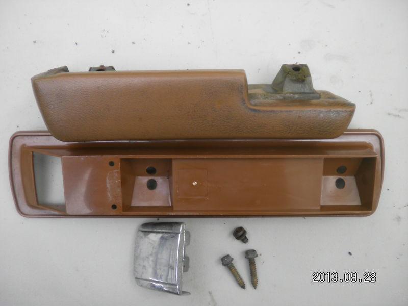 1971 Mustang Door Panel Armrest Bezel Handle & Hardware Ginger OEM NICE 73 72 71, US $25.00, image 3