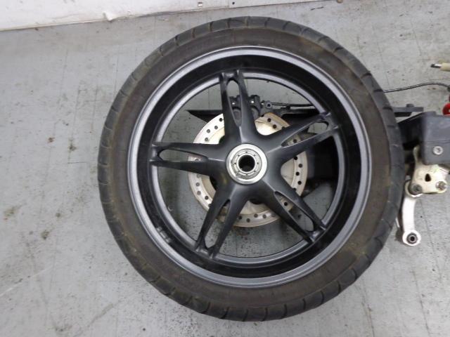 2005 Triumph Sprint 1050 rear end single sided swingarm wheel caliper shock NICE, US $485.00, image 2