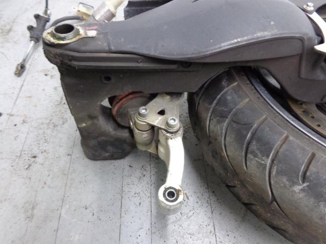 2005 Triumph Sprint 1050 rear end single sided swingarm wheel caliper shock NICE, US $485.00, image 6