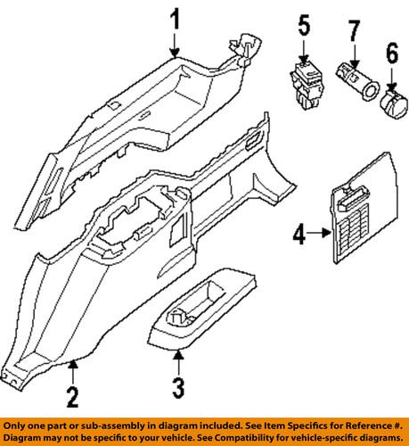 Infiniti oem 25490zq03a interior-switch