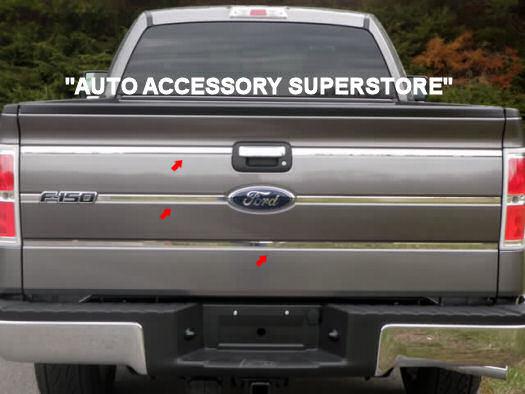 2009-2013 ford f150 chrome tailgate accent: awesome looks! quick & easy install!