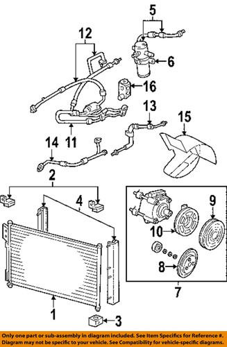 Ford oem 5w1z-19v703-aa a/c compressor