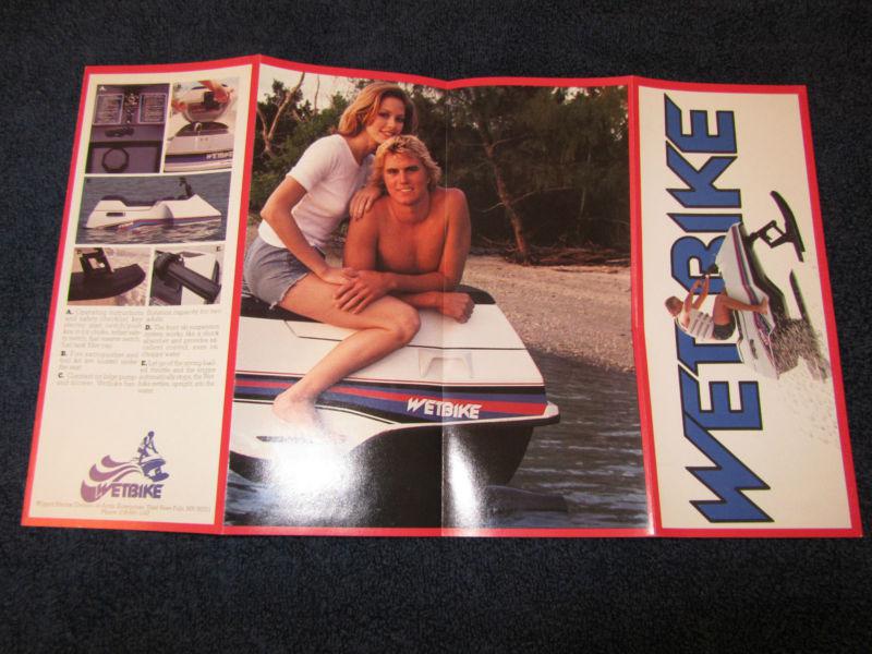 Vintage WETBIKE flyer, US $3.58, image 2