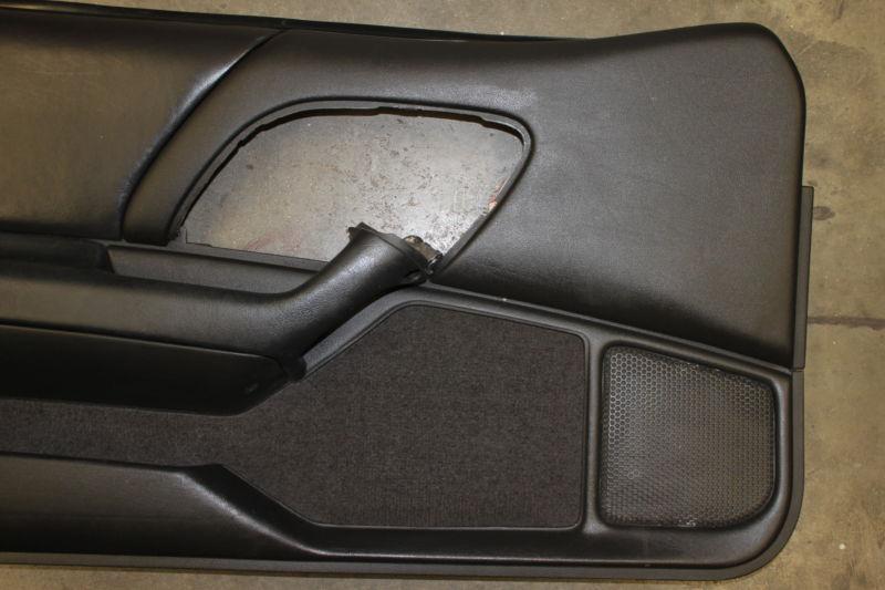 Camaro Ebony Black Leather Door Panel LH Driver Used OEM, US $75.00, image 3