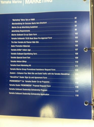 2007 YAMAHA MARINE REFERENCE GUIDE, US $0.99, image 12