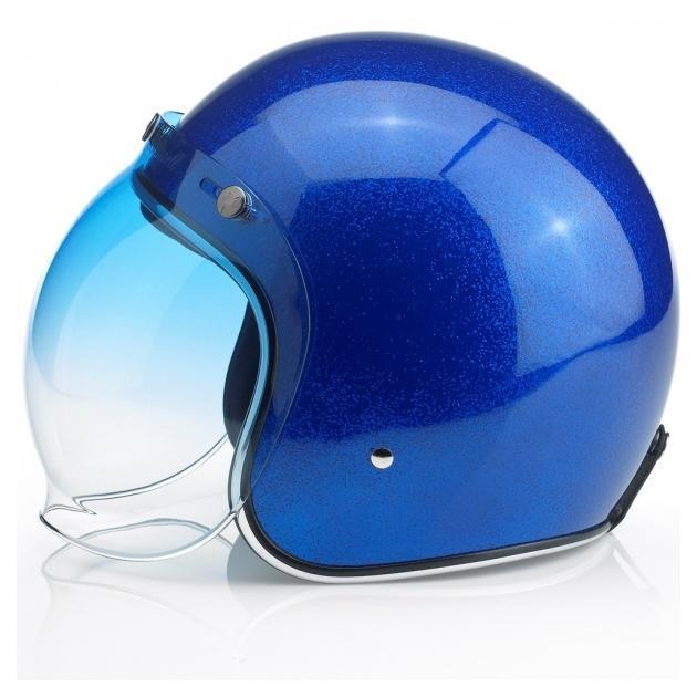 Biltwell Inc Blue Gradient Bubble Shield for 3/4 Helmets Biltwell Bell Fulmer, US $24.95, image 3