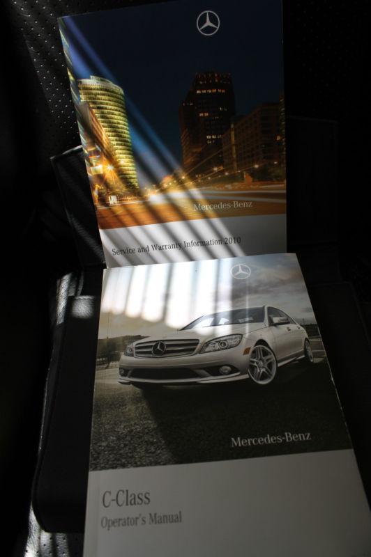 2010 mercedes c class complete owner's manual