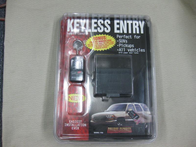 New bulldog keyless entry system car truck van suv auto vehicle fob kit # ke1702