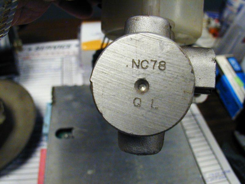 Purchase Original Equipment Data NC7843400B Brake Master Cylinder in