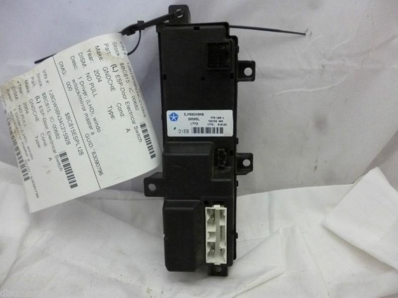 99-04 Jeep Grand Cherokee Drivers Window Control Switch 5JM600X9AB, US $9.99, image 3