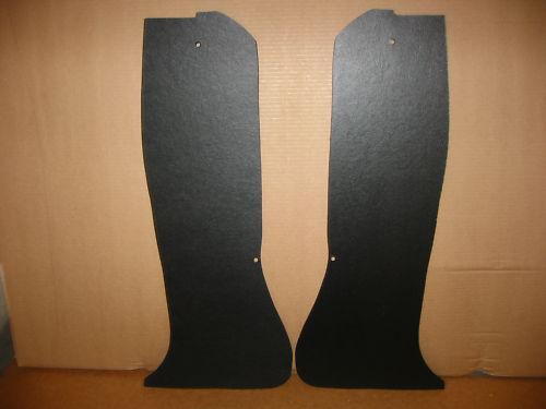 64 65 66 67 el camino rear kick panels black
