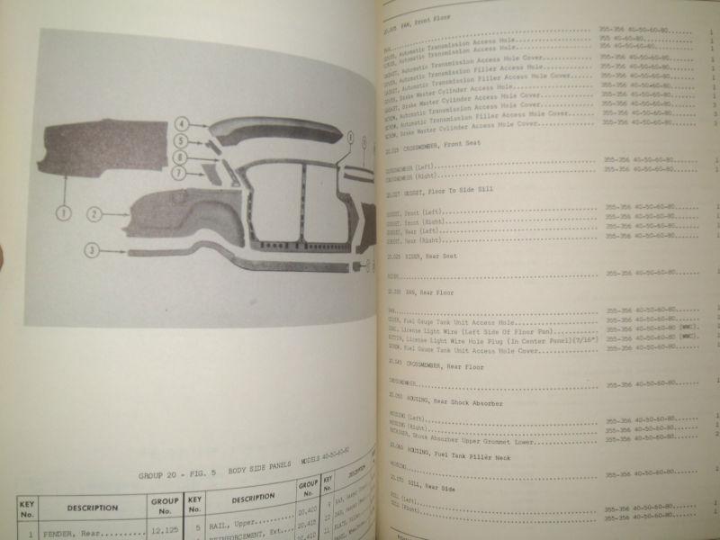 Purchase 1956 HUDSON PARTS CATALOG / ORIGINAL PARTS BOOK!! BODY AND