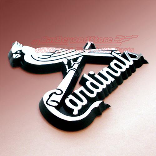 MLB St Louis Cardinals 3D Chrome Car Emblem, Easy Install, Licensed + Free Gift, US $7.95, image 2