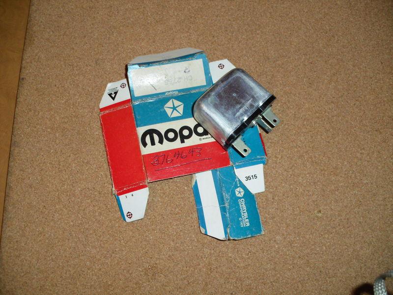  nos 1969-75 challenger charger duster barracuda gran fury horn relay mopar