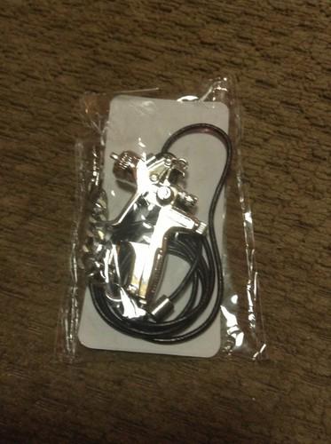 Sata jet spray gun necklace/ keychain