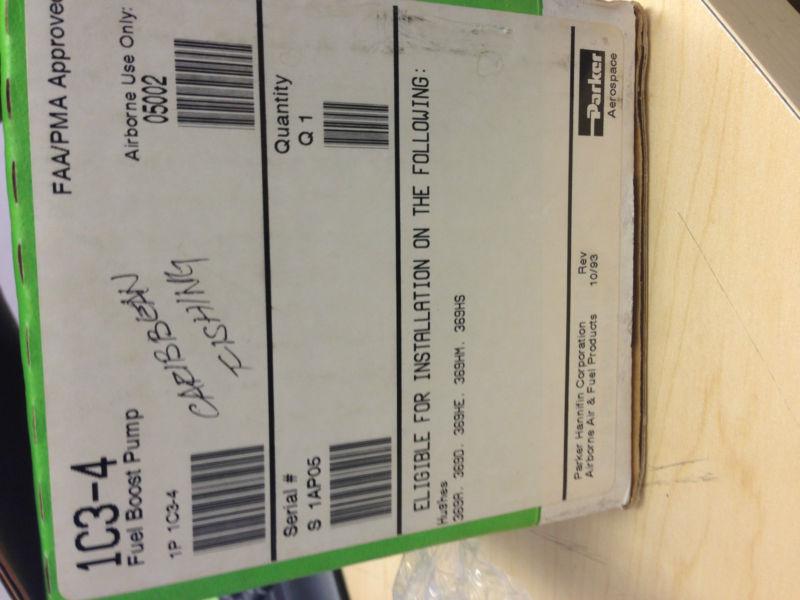 Hughes md500 new airborne fuel boost pump pn 1c3-4