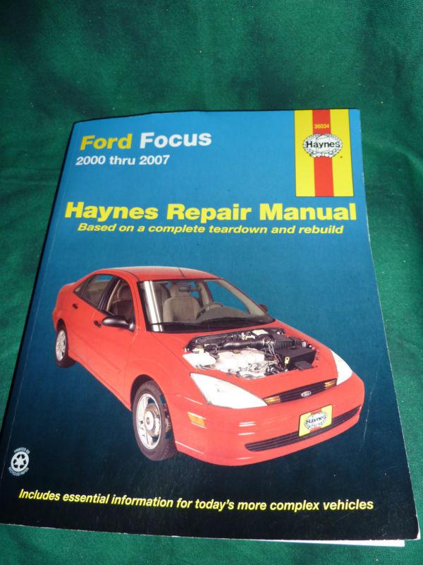 Purchase Haynes Repair Manual Ford Focus 20002007 in Michigan, US, for