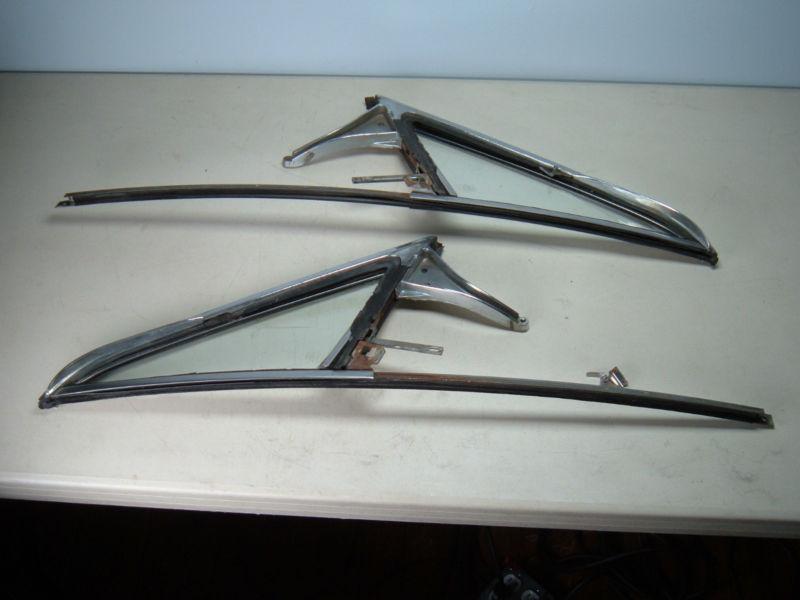1965 ford galaxie convertible 2-door vent window & frame set 1 (r&l) #1115