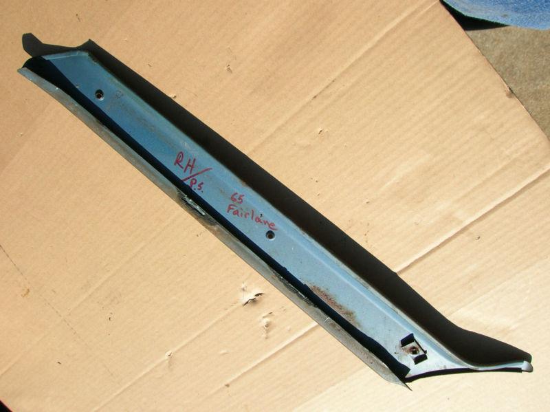 1965 Ford Fairlane passenger side interior A-pillar,windshield trim strip.GC., US $30.00, image 4