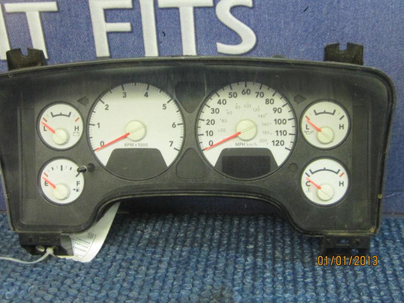 (cl284) 07  dodge ram 1500 pick up   speedometer cluster  92k   5172049ae