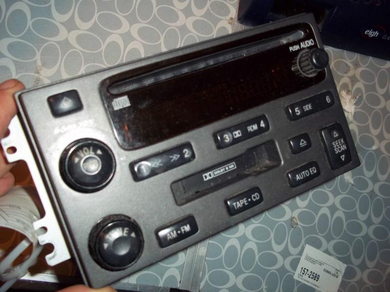  01-06 hyundai santa fe cd cassette radio player oem 
