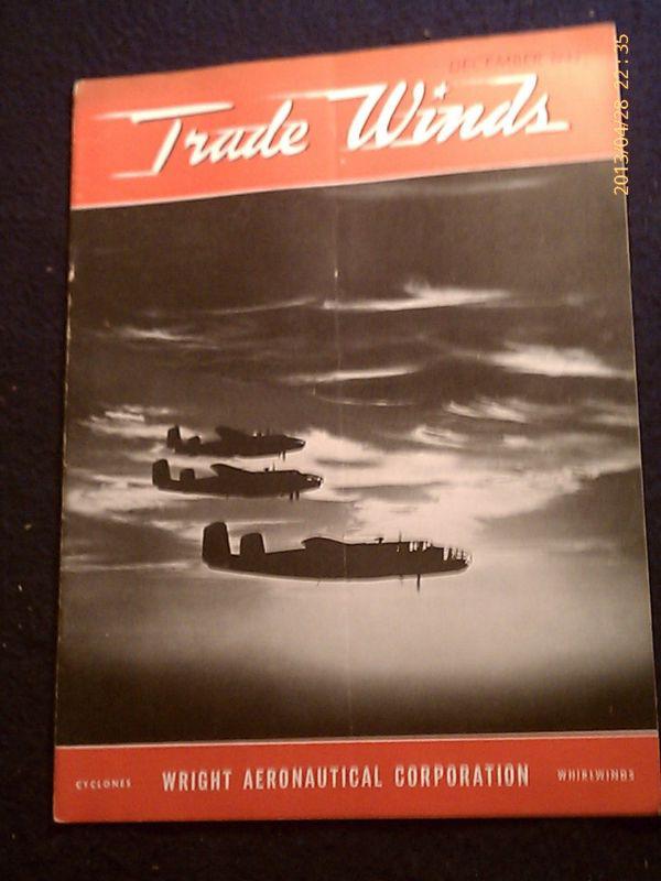 Wright aeronautical corporation trade winds employee publication december1942