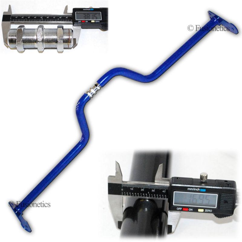 Universal blue chassi bar - tower bar brace - honda civic crx del sol prelude