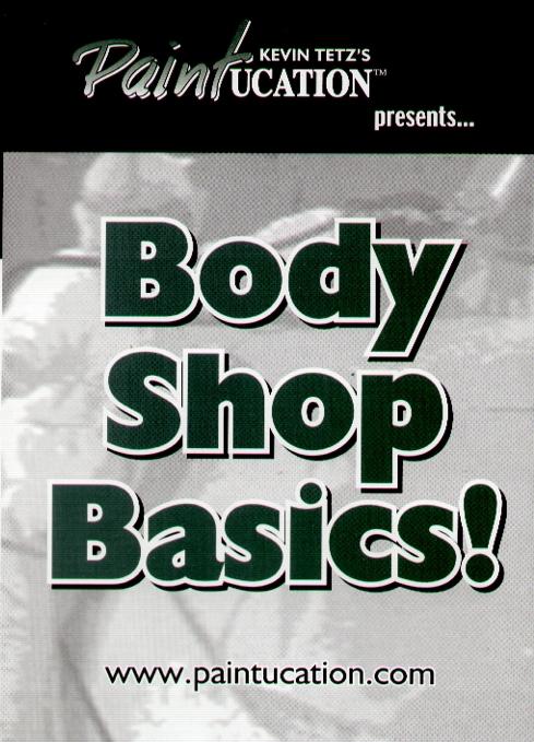 Body shop basics dvd-auto paint-prime-sanding-spray gun
