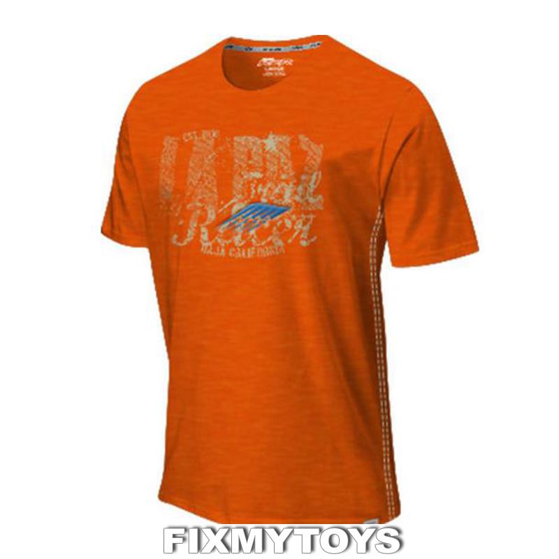 Oem polaris rzr orange cotton short sleeve t-shirt sizes s-3xl