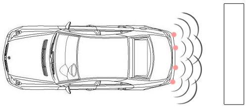 4 Parking Sensors Car Reverse Backup Rear Radar System Kit Sound Alert Alarm wh, US $29.99, image 3