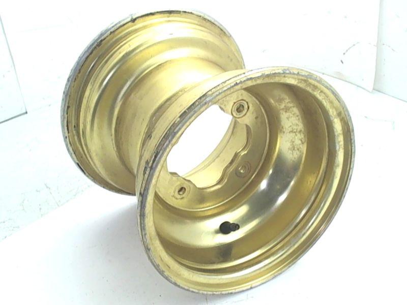 Atv 9x8.5 aluminum gold rear wheel rim quad honda yamaha suzuki kawasaki