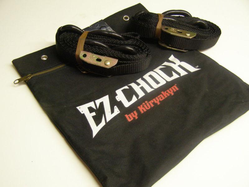 Kuryakyn motorcycle ez chock standard ties without ratchet (pr)  p/n 963