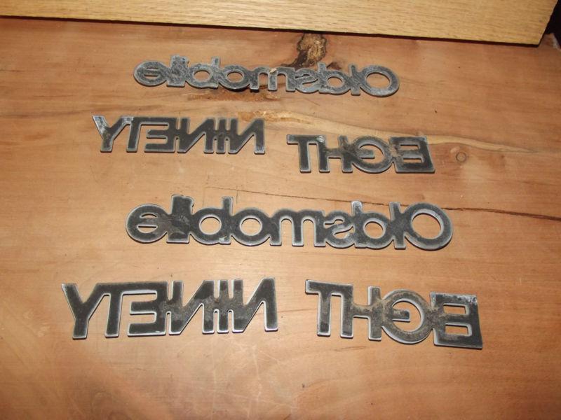 OLDSMOBILE NINETY--EIGHT FRONT FENDER EMBLEMS, US $1.00, image 2
